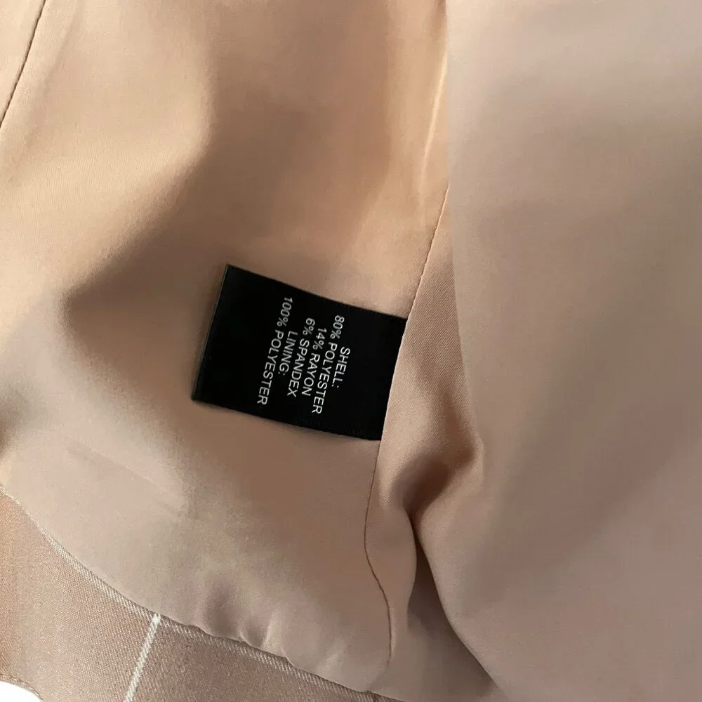 Bailey 44 Women's Suit Tan Cream Vest Button Front S - Picture 4 of 5